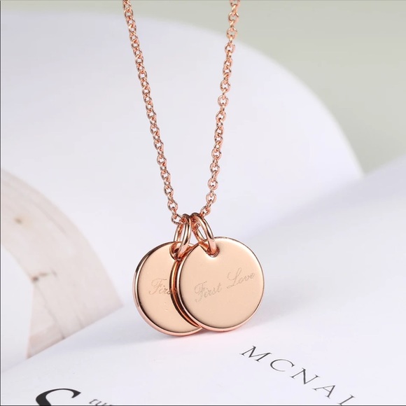 ROSE GOLD FIRST LOVE PENDANT NECKLACE - Picture 2 of 4
